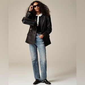 J. Crew Women’s Refined Rib Long-sleeve Polo Shirt Size Small NWT #CF039